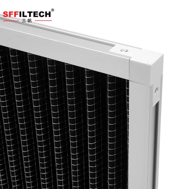 Separation equipment in industrial filtration system