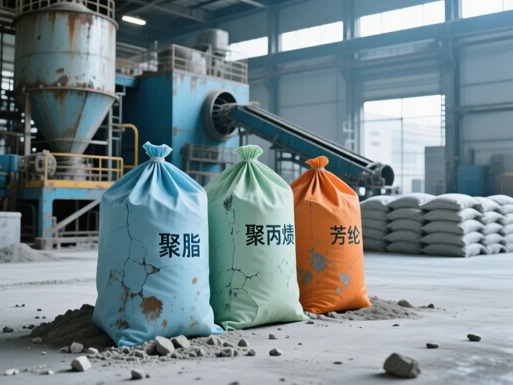 Industrial filtration system with multiple cement filter bags