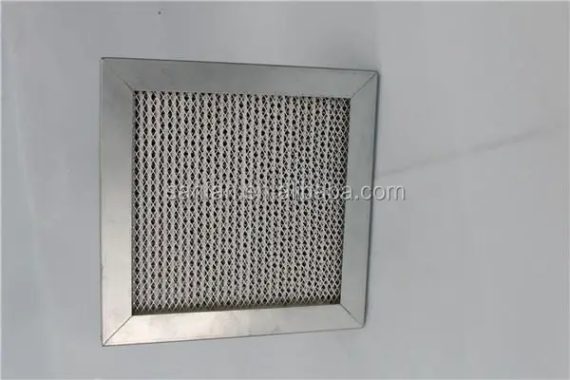 Industrial filtration unit in operational setting