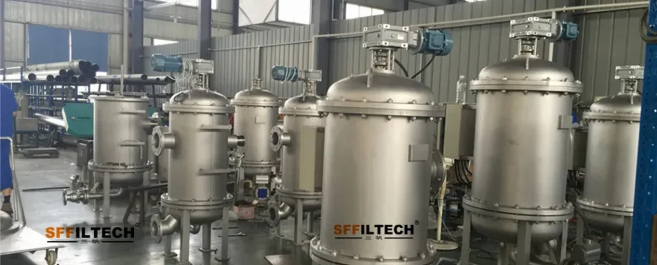 Industrial filter equipment for efficient separation