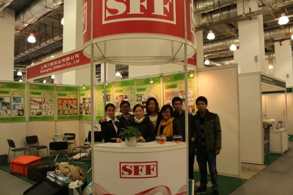 Filtration process unit in industrial setting