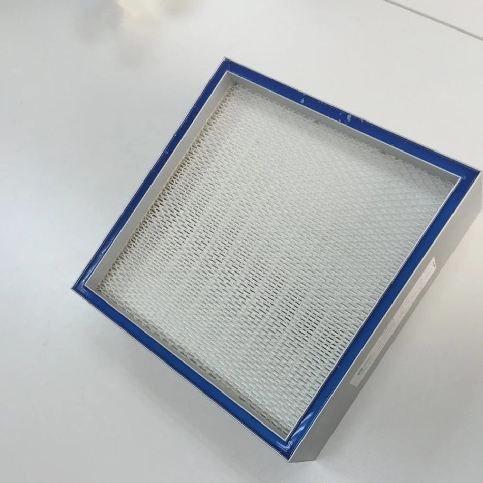 Industrial filter equipment in workshop