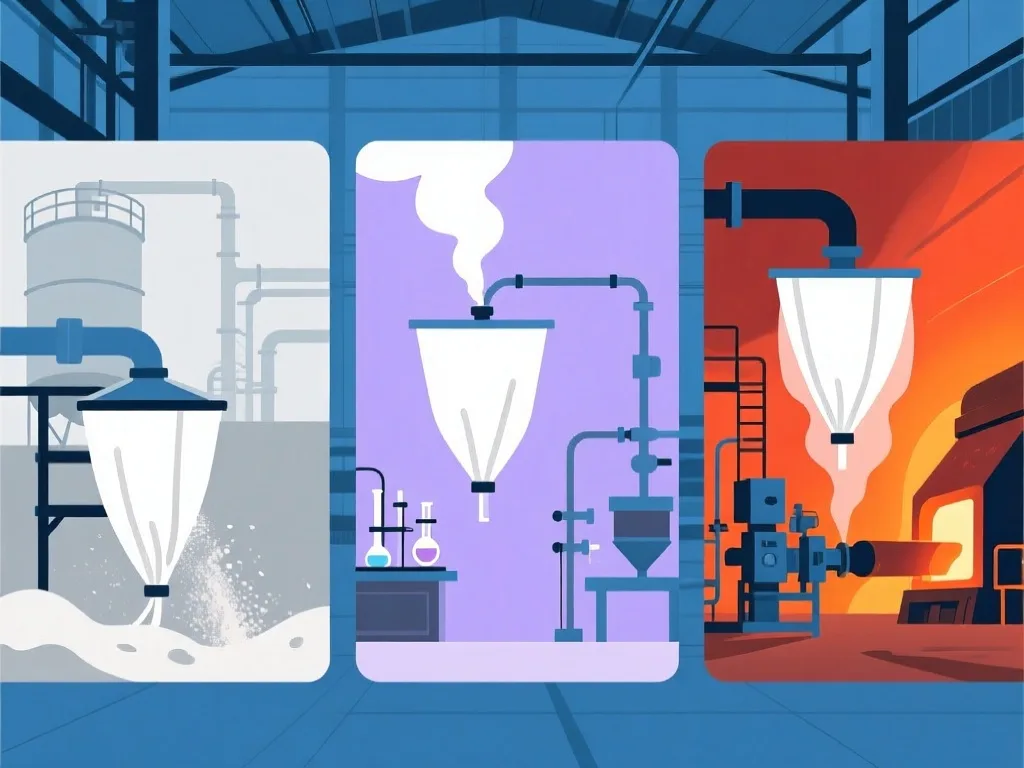 Installation process of dust collector filter bags