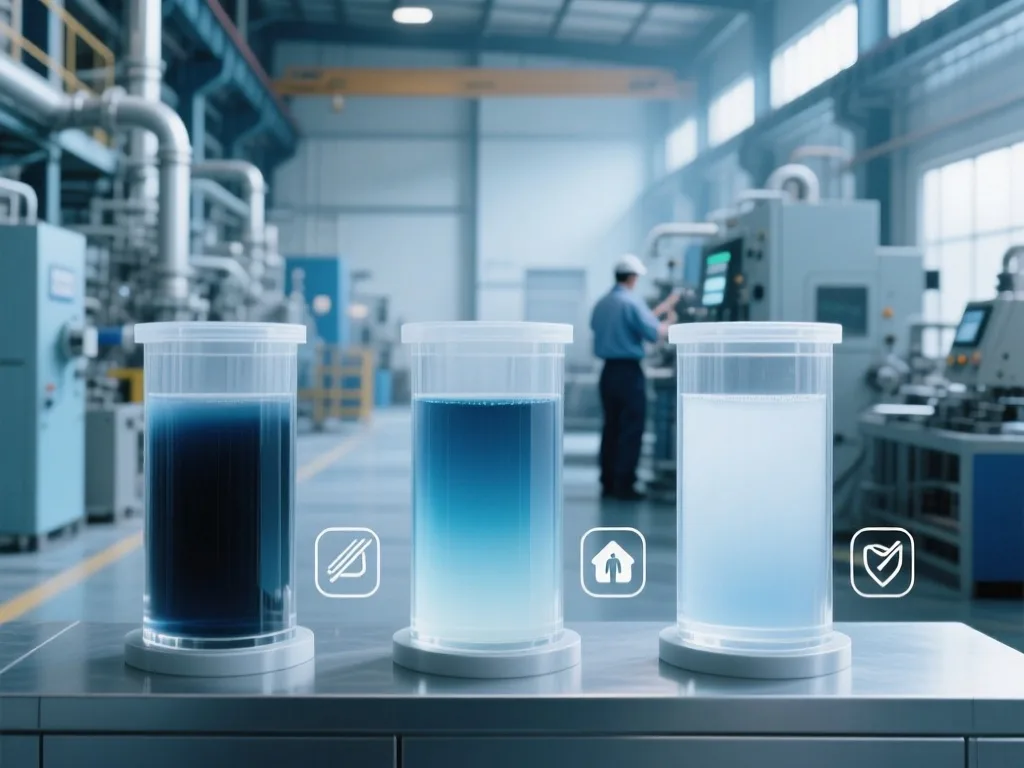 Advanced industrial liquid filter system in operation