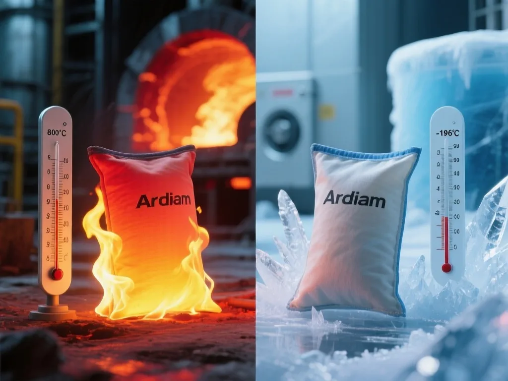 Efficient Aramid filter bag capturing fine particles in industrial process