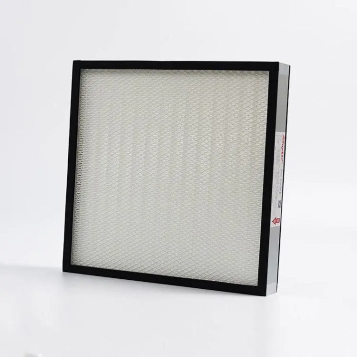 Filter separation device close-up view