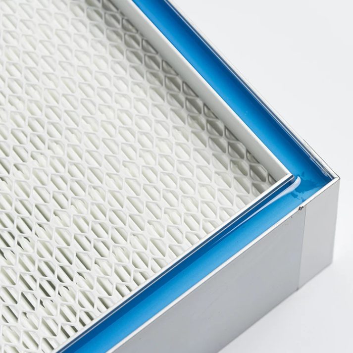 Industrial filter equipment close-up