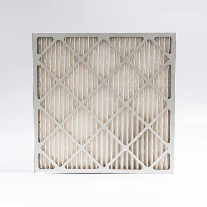 Side view of industrial filter equipment