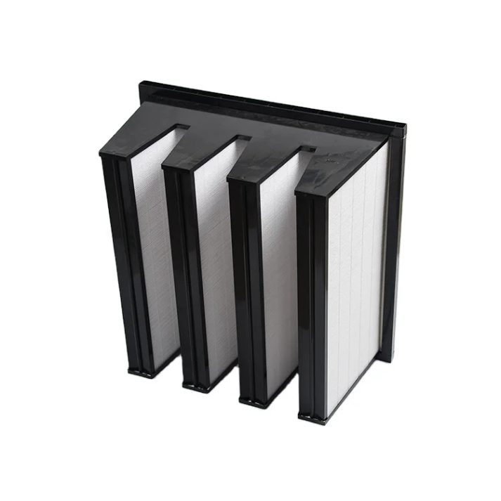 Industrial filter device with metal casing