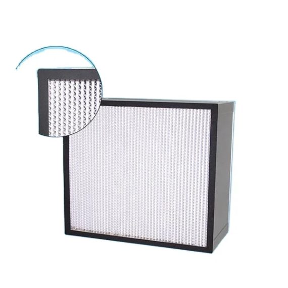 Filter separation device in industrial setting