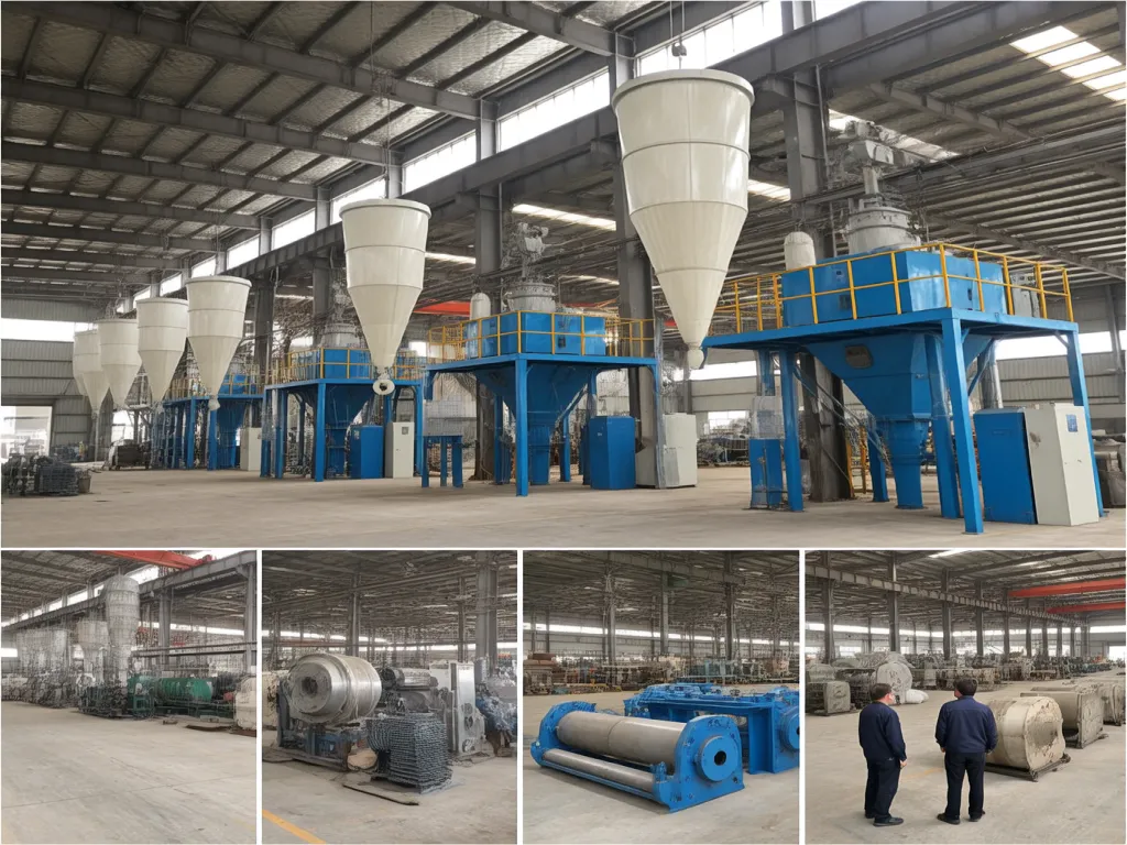 Large-scale filtration bag manufacturing units in a factory