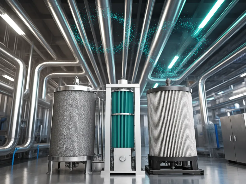 Advanced filter sacks inlet protection system in operation