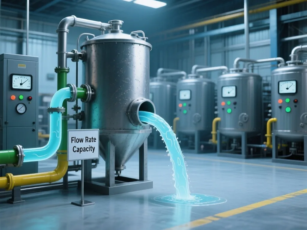 Detailed image of a bag filter used in liquid filtration applications