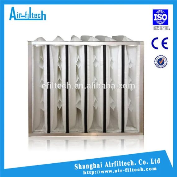 Side view of industrial filter housing