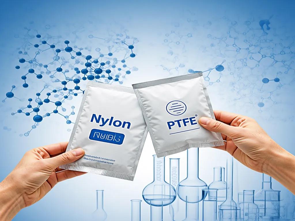 Comparison of Nylon and PTFE filtration bags for water