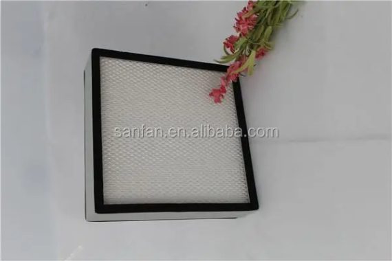 Industrial filter device with visible filtration components
