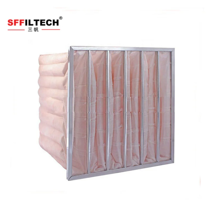 Closeup of industrial filter equipment