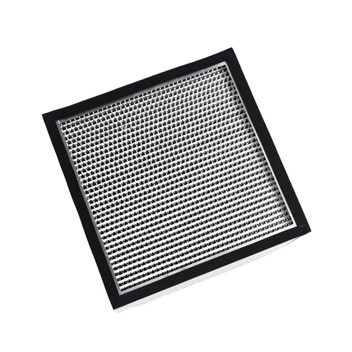 Close-up of industrial filtration equipment