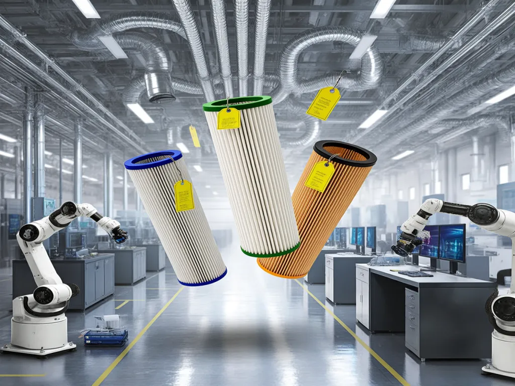 Durable filter sacks for industrial use in factory setting