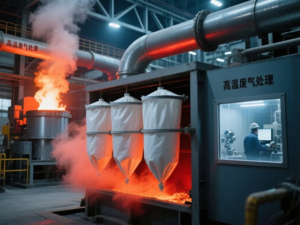 PTFE filter bags in high-temperature industrial gas treatment