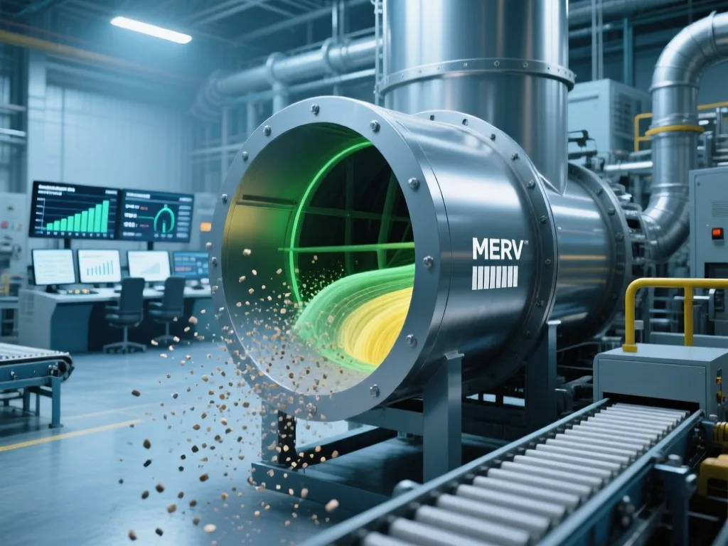 Installation process of industrial bag filter